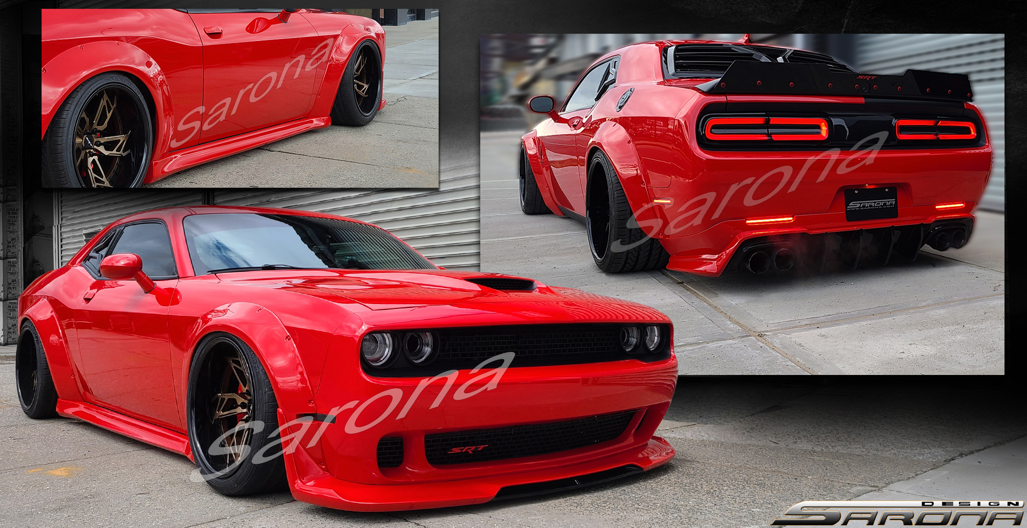 Custom Dodge Challenger  Coupe Body Kit (2015 - 2023) - $2950.00 (Part #DG-035-KT)